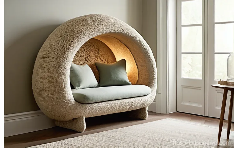 버섯 소재의 색상 선택과 디자인 - **Prompt 1: Enchanted Forest Reading Nook**
"A cozy and serene reading nook, imbued with the sof...